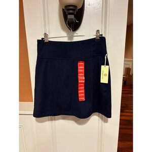 New Tangerine Women's Navy Heather Athletic Skirt Xs Built In Shorts Athleisure